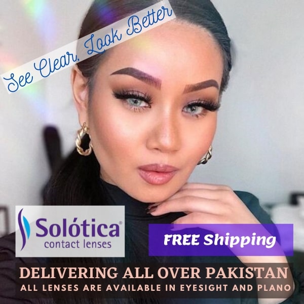 Buy Solotica Contact Lenses in Pakistan – Hidrocor | Hidrocor Monthly | Solflex Natural- Solotica.pk